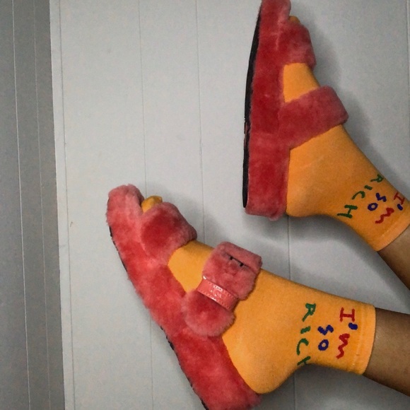 Red Ugg Slippers - Picture 3 of 3